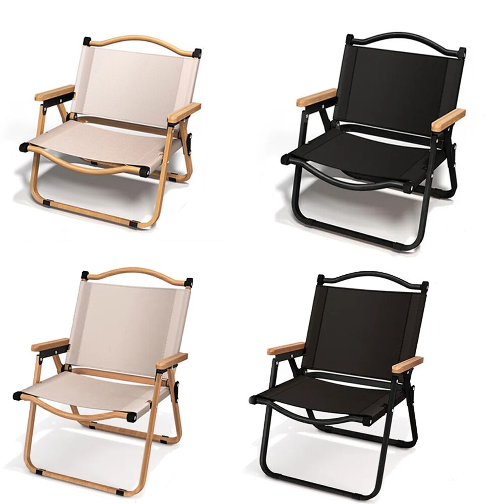 Outdoor Sport Chairs - เก้าอี้ตั้งแคมป์แบบพกพา2ชิ้น/1ชิ้นเก้าอี้พับอลูมิเนียมอัลลอยด์ลายไม้เก้าอี้แคมป์อุปกรณ์เก้าอี้ comite