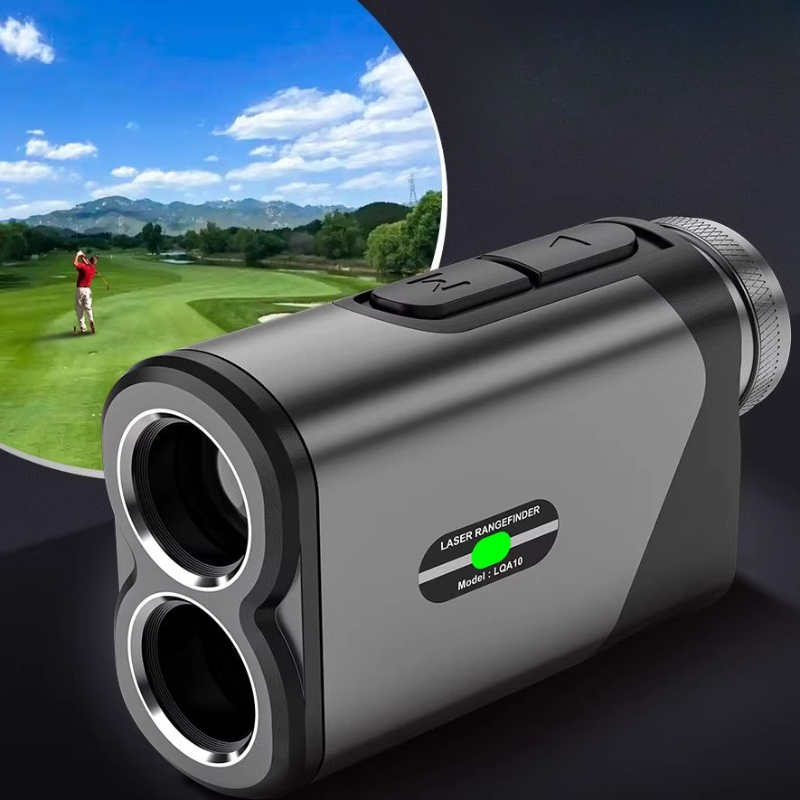 Outdoor Sports - เครื่องวัดระยะเลเซอร์มินิกอล์ฟแบบพกพาสำหรับกิจกรรมกลางแจ้ง เครื่องวัดระยะไกลแบบมือถือ อุปกรณ์กีฬาโลหะ
