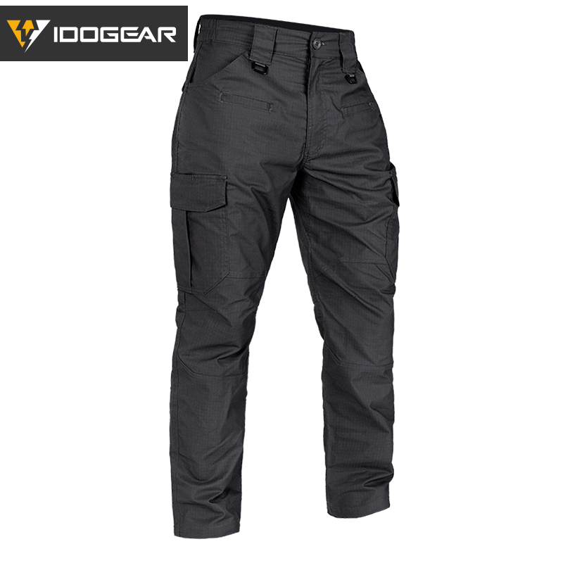 Outdoor Sport Hiking Pants - IDOGEAR BSR ผู้ชาย Flex กางเกงยุทธวิธีน้ําหนักเบายืดทํางานกางเกง EDC