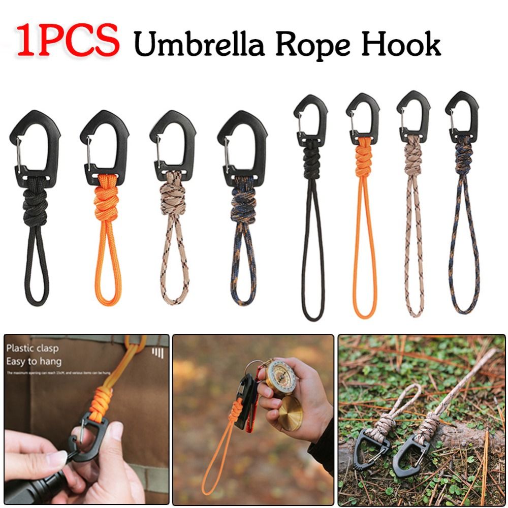 Outdoor Sports Umbrella - พวงกุญแจเชือกพาราคอร์ 1 เส้น สำหรับตั้งแคมป์ กีฬากลางแจ้ง อุปกรณ์เสริม