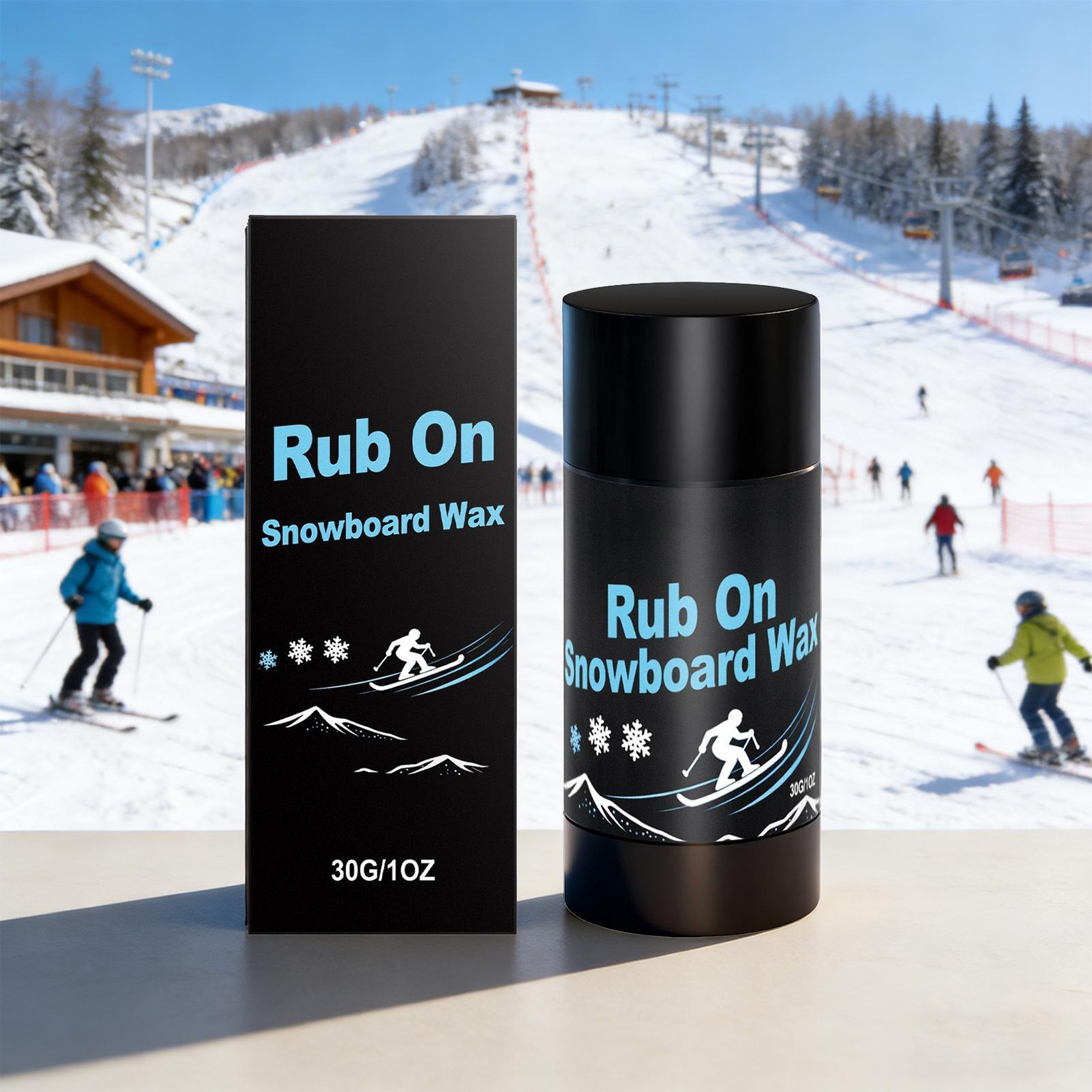 Outdoor Sports - แว็กซ์สกีและสโนว์บอร์ดแบบทา 30 กรัม พกพาสะดวก ใช้งานง่าย ลดแรงเสียดทาน