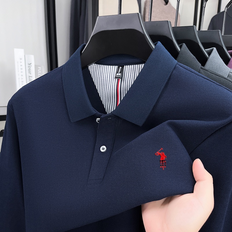 เสื้อโปโลปักลายสไตล์นักขี่ม้าแ - Polo Shirt Equestrian บทวิจารณ์และราคา