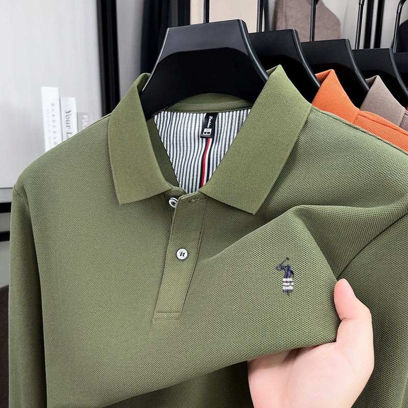เสื้อโปโลปักลายสไตล์นักขี่ม้าแ - Polo Shirt Equestrian บทวิจารณ์และราคา