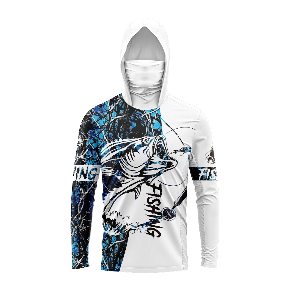 เสื้อฮู้ดตกปลาลายปลาบาสสำหรับผ - Outdoor Sports บทวิจารณ์และราคา