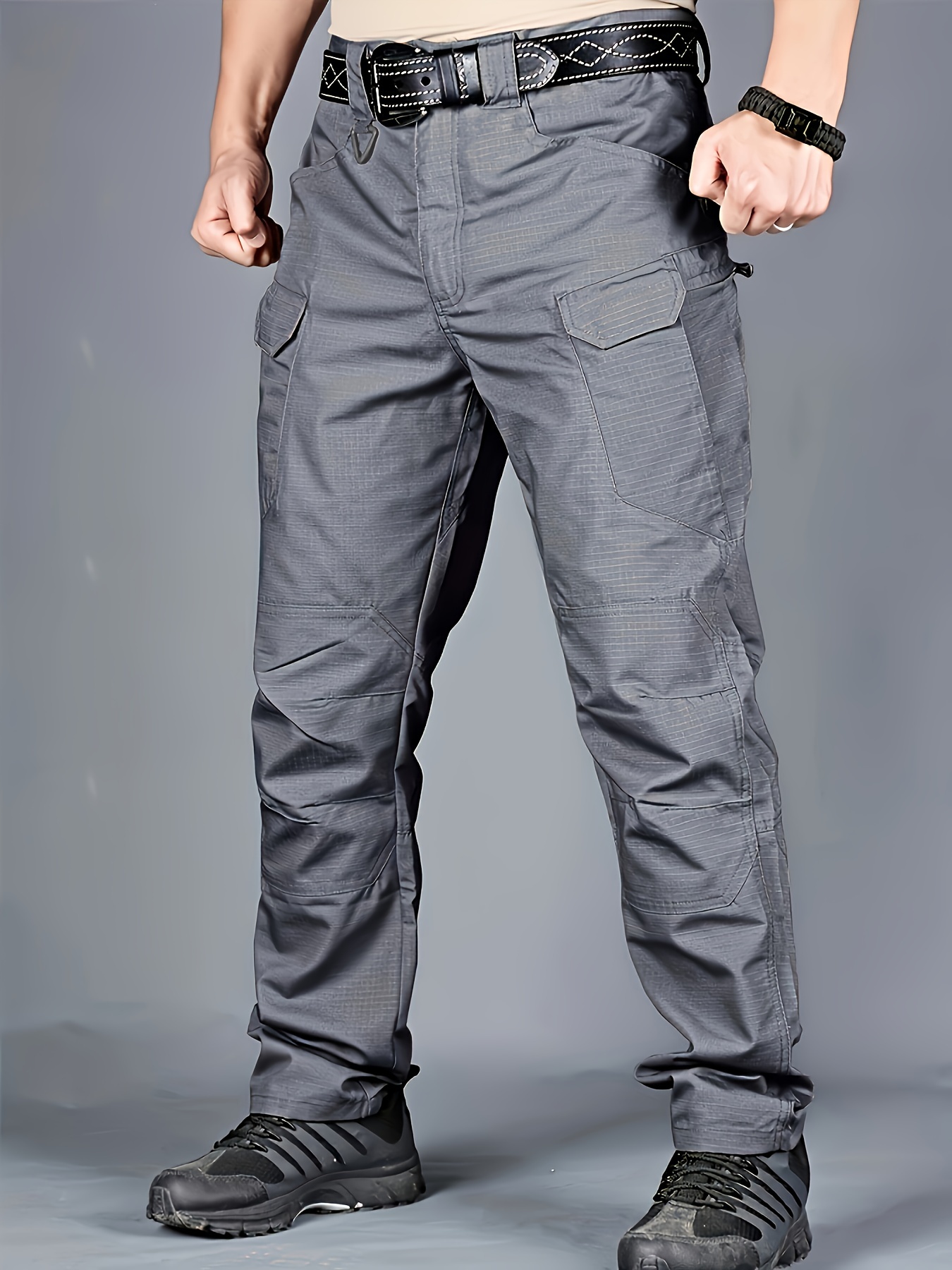 กางเกงยุทธวิธีทหารคาร์โก้ผู้ชา - Outdoor Sport Hiking Pants บทวิจารณ์และราคา
