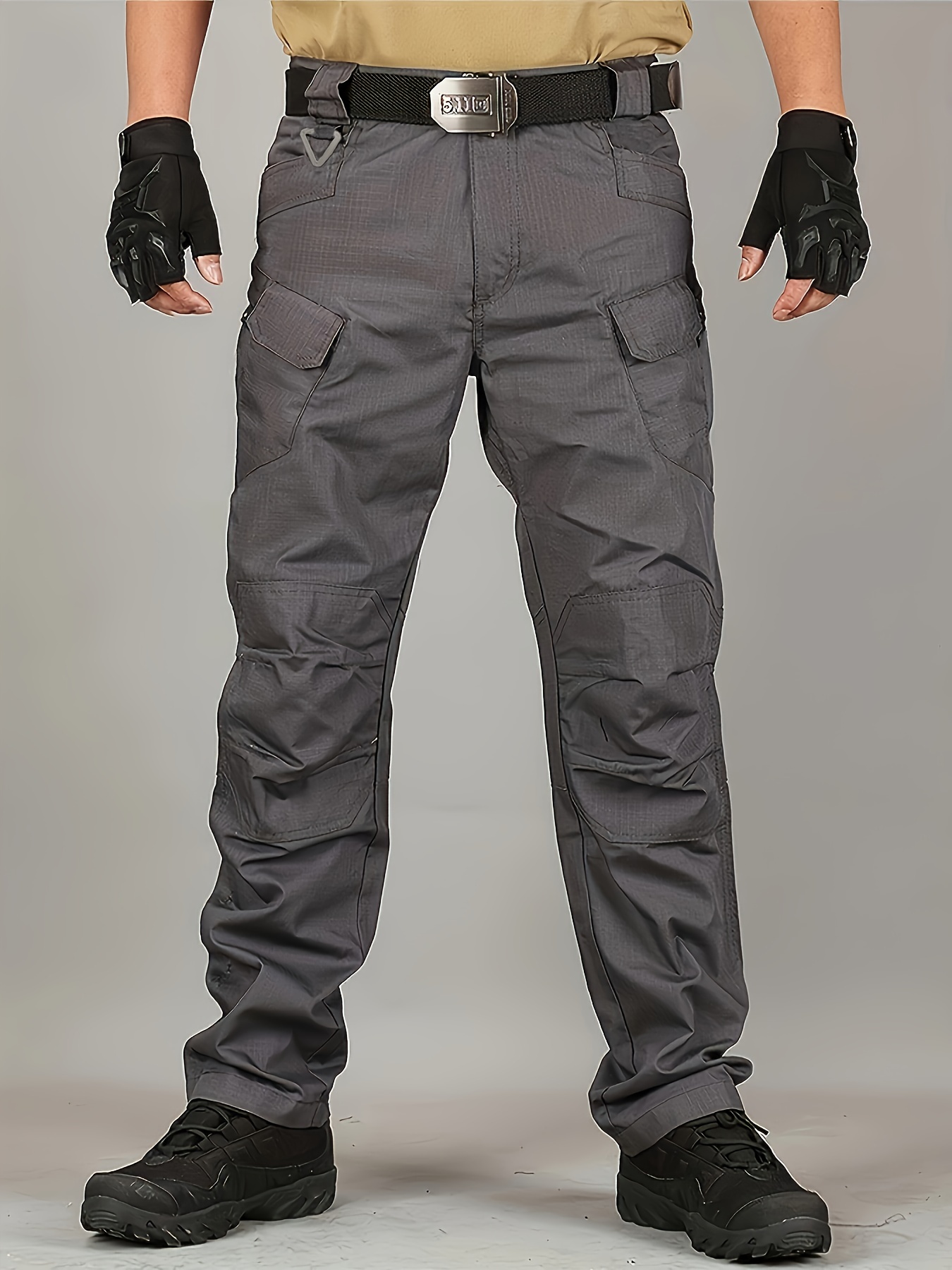 กางเกงยุทธวิธีทหารคาร์โก้ผู้ชา - Outdoor Sport Hiking Pants บทวิจารณ์และราคา