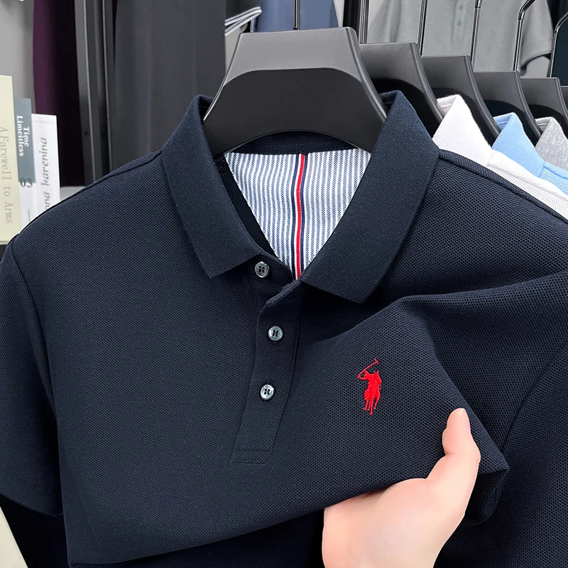 เสื้อโปโลแขนสั้นผู้ชาย ผ้าฝ้าย - Polo Shirt Equestrian บทวิจารณ์และราคา