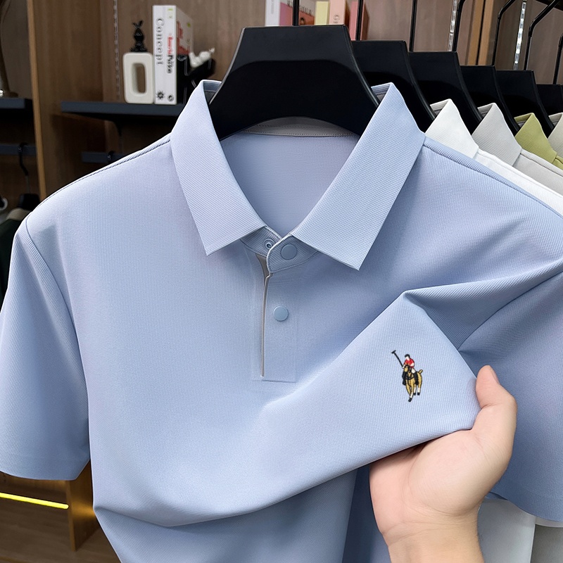 เสื้อโปโลผู้ชายแบรนด์หรูสไตล์ค - Polo Shirt Equestrian บทวิจารณ์และราคา