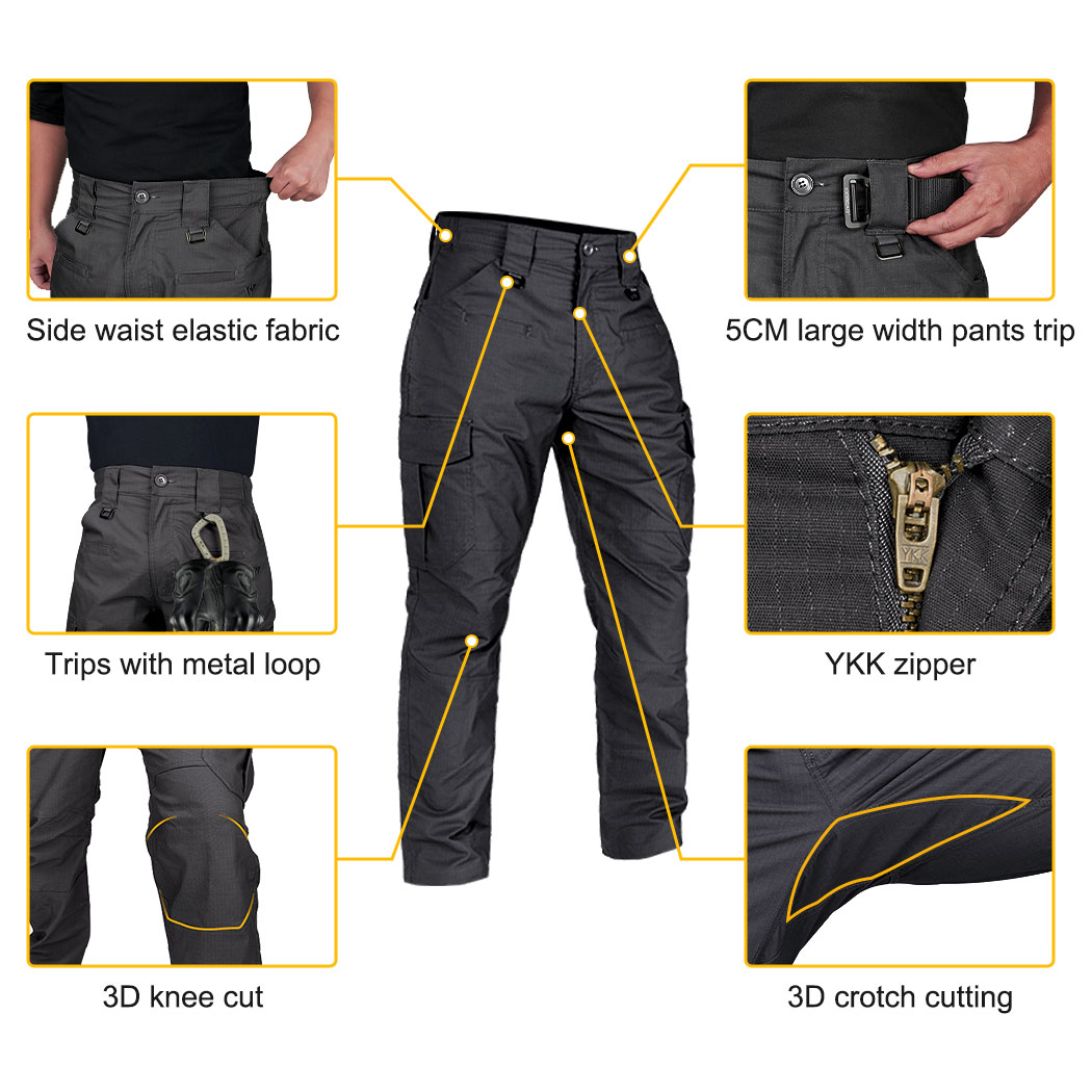IDOGEAR BSR ผู้ชาย Flex กางเกง - Outdoor Sport Hiking Pants บทวิจารณ์และราคา