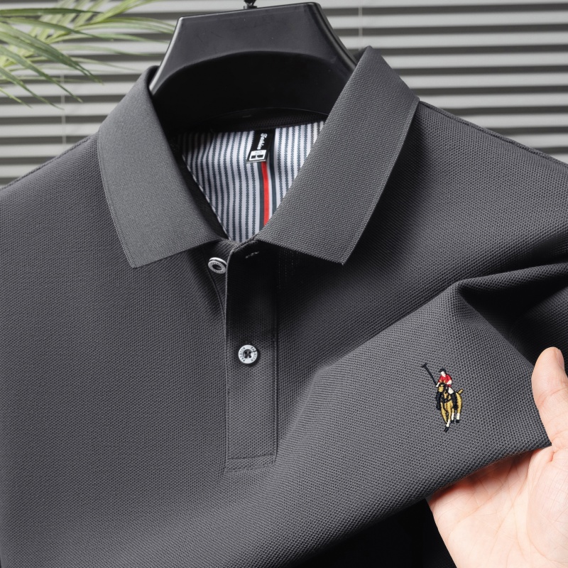 เสื้อโปโลแขนสั้นปักลายสไตล์นัก - Polo Shirt Equestrian บทวิจารณ์และราคา