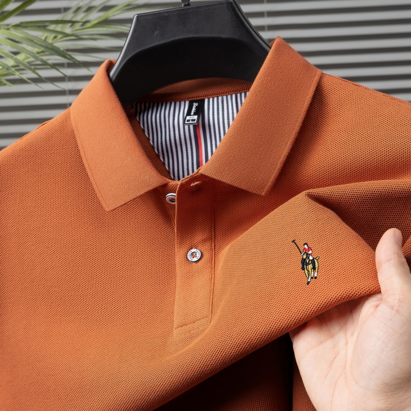 เสื้อโปโลแขนสั้นปักลายสไตล์นัก - Polo Shirt Equestrian บทวิจารณ์และราคา