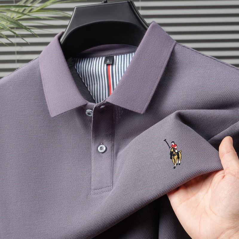เสื้อโปโลแขนสั้นปักลายสไตล์นัก - Polo Shirt Equestrian บทวิจารณ์และราคา