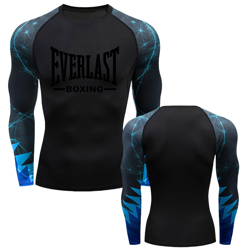 EVERLAST BOXING เสื้อยืดรัดรูป - Outdoor Sports บทวิจารณ์และราคา