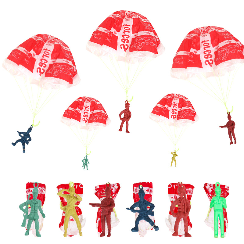10pcs พลาสติก Ejecting ร่มชูชี - Outdoor Sport Games For Kids บทวิจารณ์และราคา