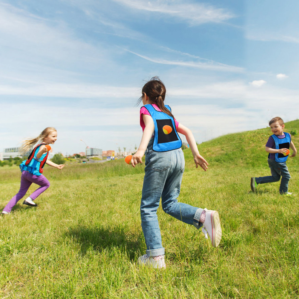 ชุดเสื้อกั๊กพร้อมลูกบอลเหนียวส - Outdoor Sport Games For Kids บทวิจารณ์และราคา