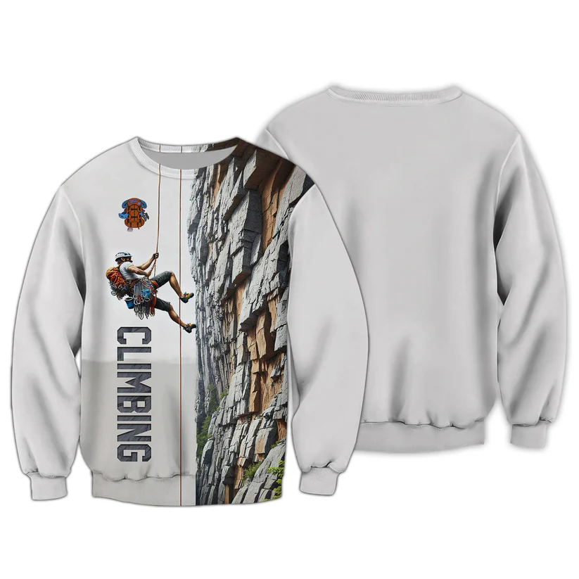 เสื้อยืดพิมพ์ลายปีนเขา 3 มิติ  - Outdoor Sport Club บทวิจารณ์และราคา