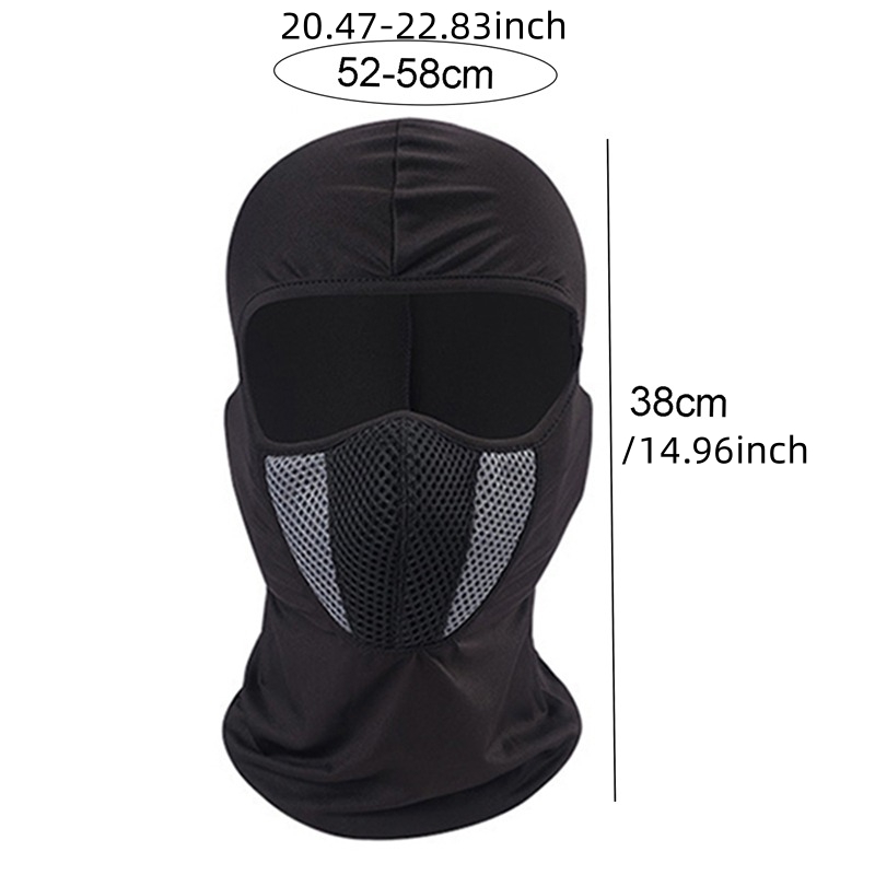 หน้ากากบาลาคลาวาแบบเต็มหน้าสำห - Outdoor Sport Using A Bike บทวิจารณ์และราคา