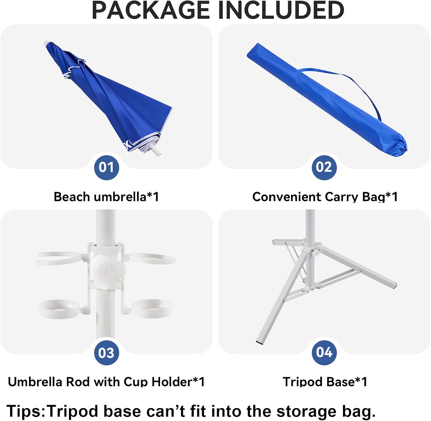 ร่มพกพาขนาด 6.5 ฟุต พร้อมขาตั้ - Outdoor Sports Umbrella บทวิจารณ์และราคา
